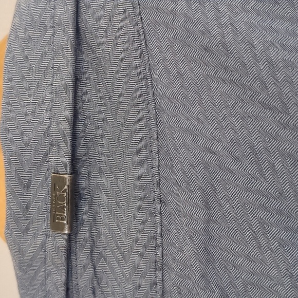 Buckle Black Button Up Shirt Men's Large Casual Corpcore Preppy Relaxed Fit - Picture 5 of 9